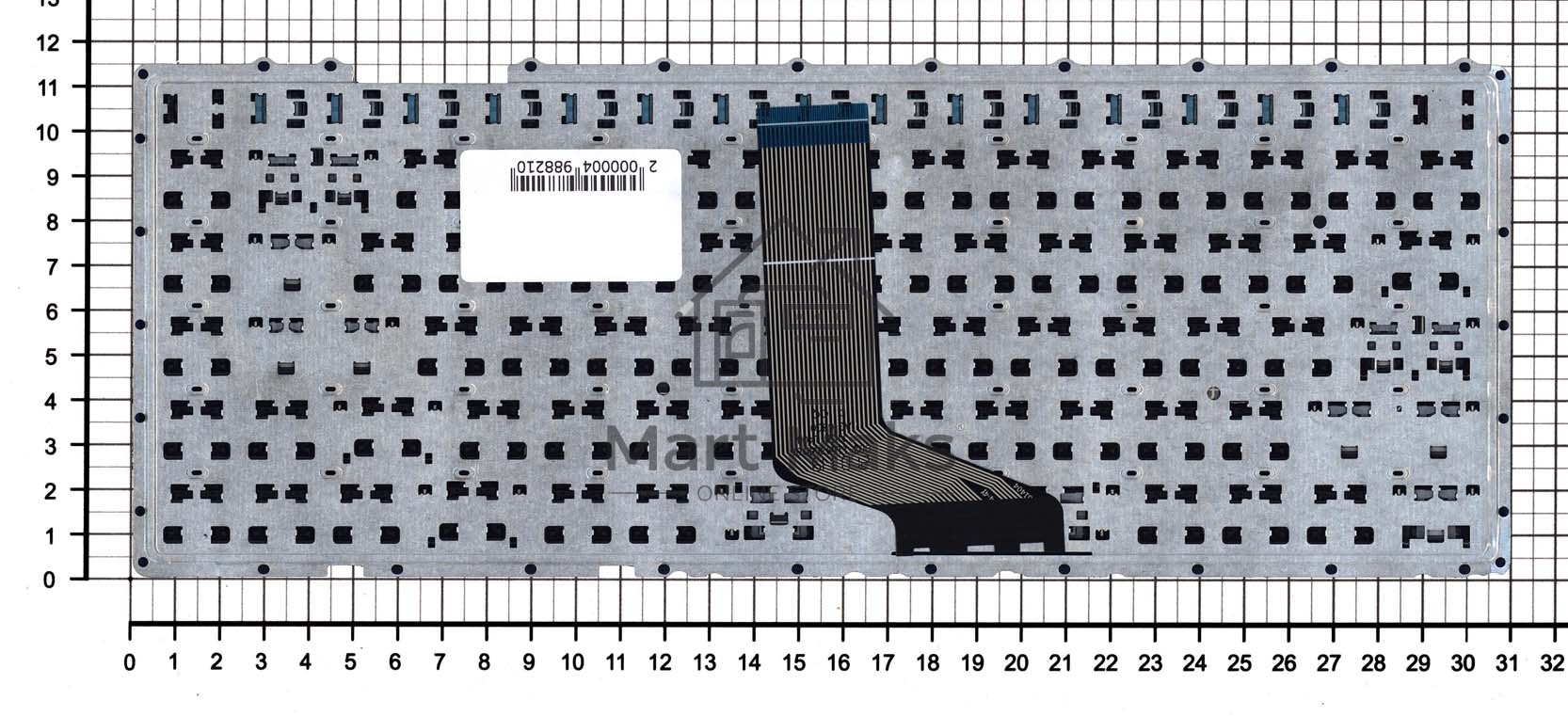 Клавиатура для ноутбука Asus Pro P2440UA черная