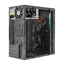 Компьютерный корпус Minitower ExeGate BAA-408-AA500 (mATX, БП AA500 с вент. 8см, 2*USB, HD Audio, черный)