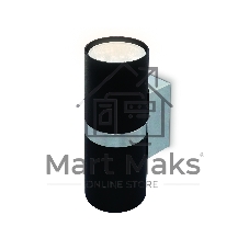 Настенный светильник FW243/2 BK/CH черный/хром GU10*2 max 12W 155*60*76