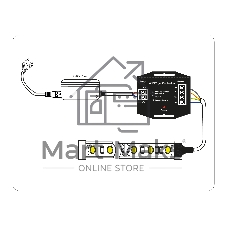 Контроллер GS11551 WIFI Tuya RGB 24A 12V 288W/ 24V 576W (ПДУ Радио 2.4G CR2025)