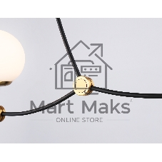 Светитльник Ambrella Light TR2568/3 BK/SB черный/бронза E27/3 max 60W 1130*150*540