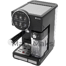 Кофеварка рожковая Vitek Midnight VT-8490 черный/серебристый 1,65 л 1238Вт 15 бар