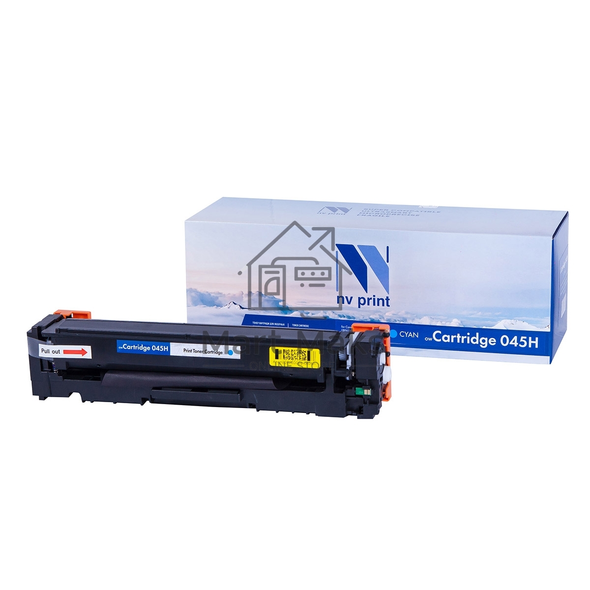 Картридж лазерный NVPrint совместимый NV- 045H Cyan для Canon i-SENSYS LBP611Cn/LBP613Cdw/MF631Cn/MF633CDW/MF635Cx (2200k)