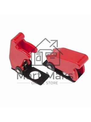 Защитная крышка для тумблеров типа KN и ASW красная Rexant Защитная крышка для тумблеров типа KN и ASW красная Rexant