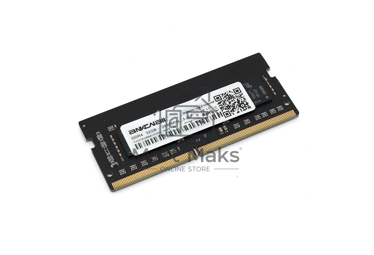 Оперативная память Ankowall, DDR4, 32GB (1x32GB), 2666 MHz, CL19, SO-DIMM