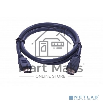 Кабель HDMI CP-HM-HM-3M Wize, 3 м, v.2.0, K-Lock, soft cable, 19M/19M, позол.разъемы, экран, темно-серый, пакет
