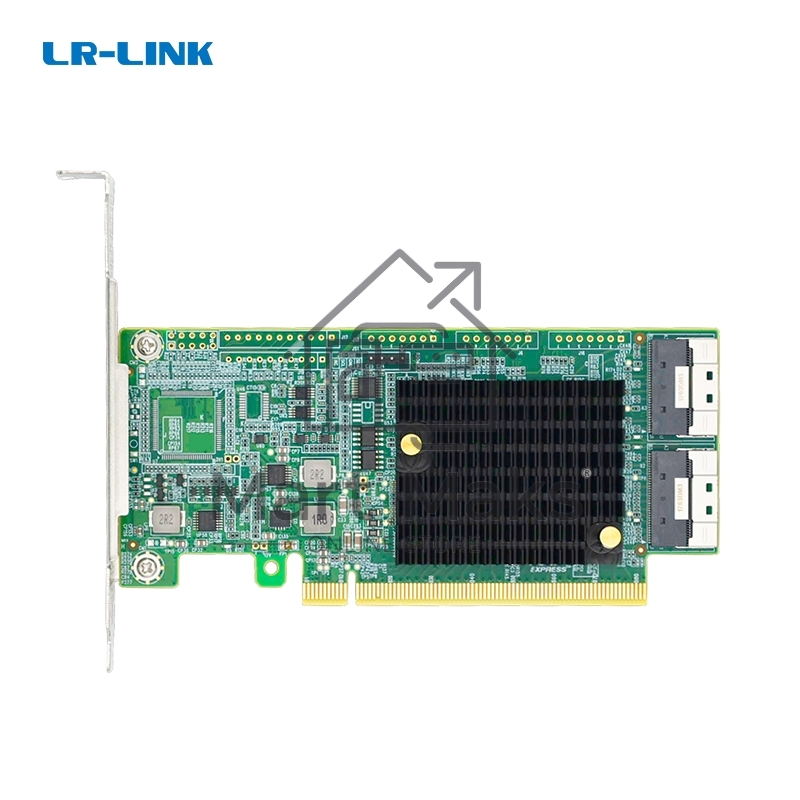Адаптер для SSD PCIe x16 to Two SlimSAS SFF-8654 8i Retimer Adapter