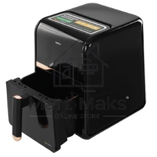 Аэрогриль Centek CT-3102 черный, 1500 Вт, 5 л, сенсор, 8 программ