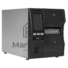 Принтер этикеток термотрансферный коммерческий Zebra TT ZT411 203 dpi, 356 мм/сек, USB, RS-232, Ethernet, USB Host, Bluetooth, серый/черный