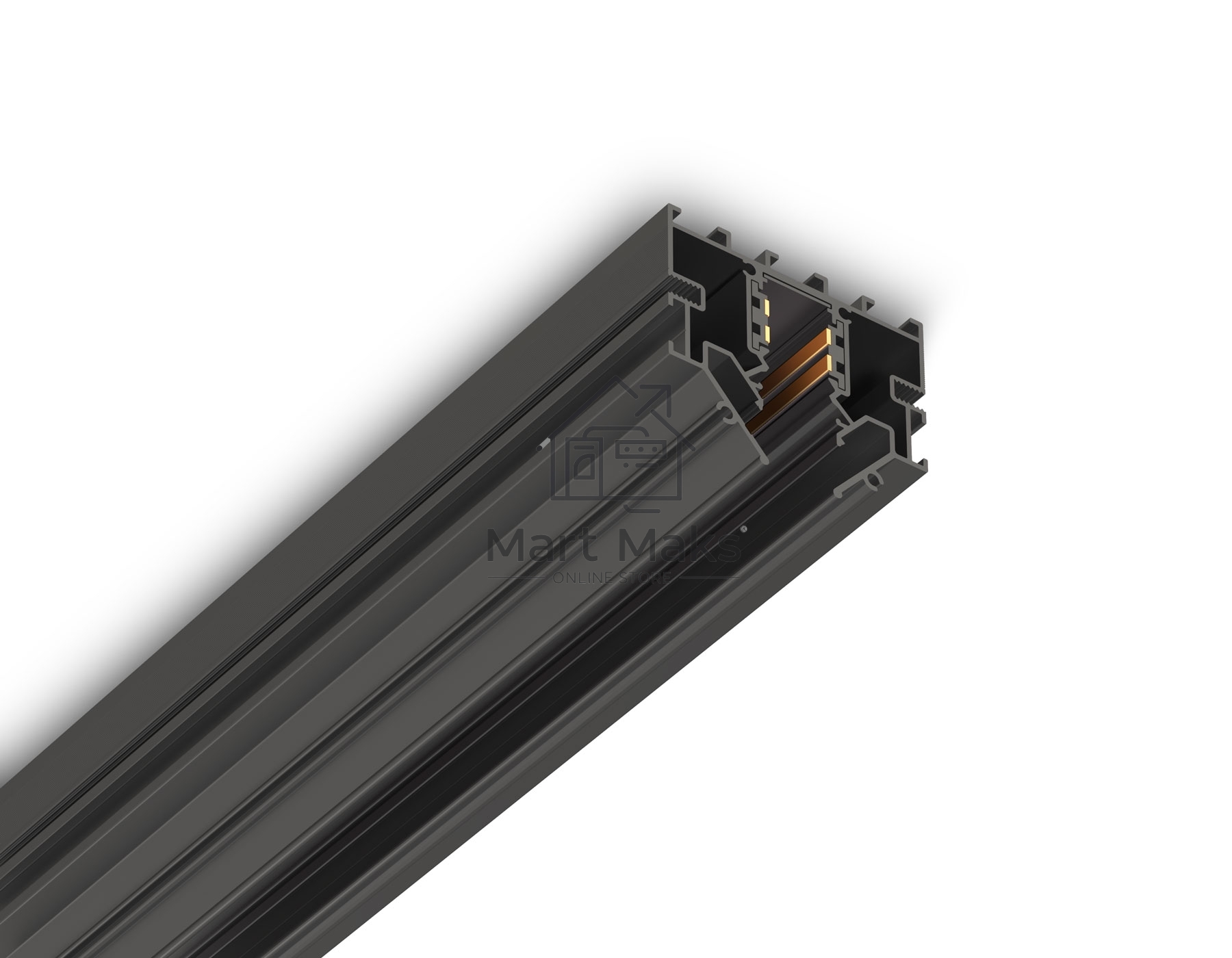 Шинопровод GL1945 BK черный IP20 48V 2000*50*43