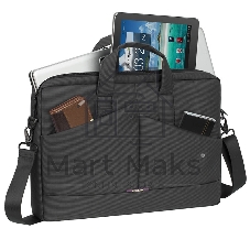 Сумка для ноутбука 15,6” Riva Case 8731 серый, полиэстер