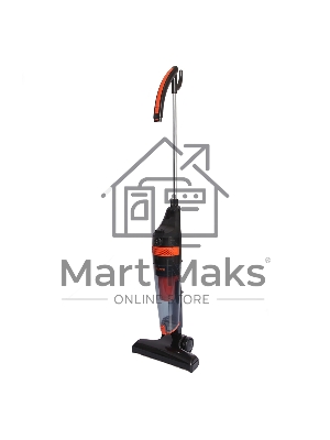 Пылесос вертикальный циклонного типа Endever SkyClean VC-294 черный/оранжевый, питание от сети, 120 Вт, уборка сухая, пылесборник 1.5 л