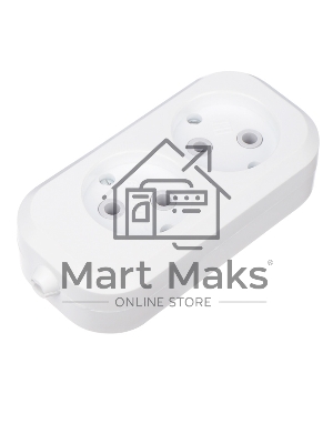 Колодка Rexant 2 гнезда без заземления