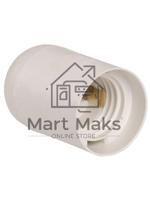 Патрон электрич. E27 Ппл27-04-К02 подвесной пластик бел. (с этикет.) ИЭК EPP10-04-01-K01