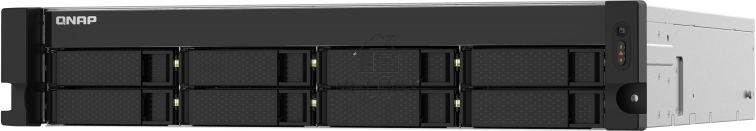 Сетевое хранилище без дисков SMB QNAP TS-832PXU-4G 8-Bay AL324 quad-core 1.7 GHz 2U rackmount NAS, 4GB DDR4 UDIMM RAM (max 1x16GB), SATA 6Gb/s, 2x 10GbE SFP+ LAN, 2x2.5 GbE LAN, 1x PCIe Gen2 x2 slot. W/o RAIL-B02