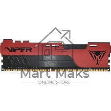 Оперативная память Patriot Viper Elite II, DDR4, 8GB (1x8 GB), 2666 MHz, CL16, DIMM, радиатор, красный