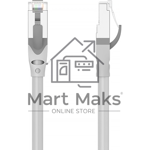 Патч-корд Vention прямой SFTP cat.6A, RJ45 - 0,5м. Серый