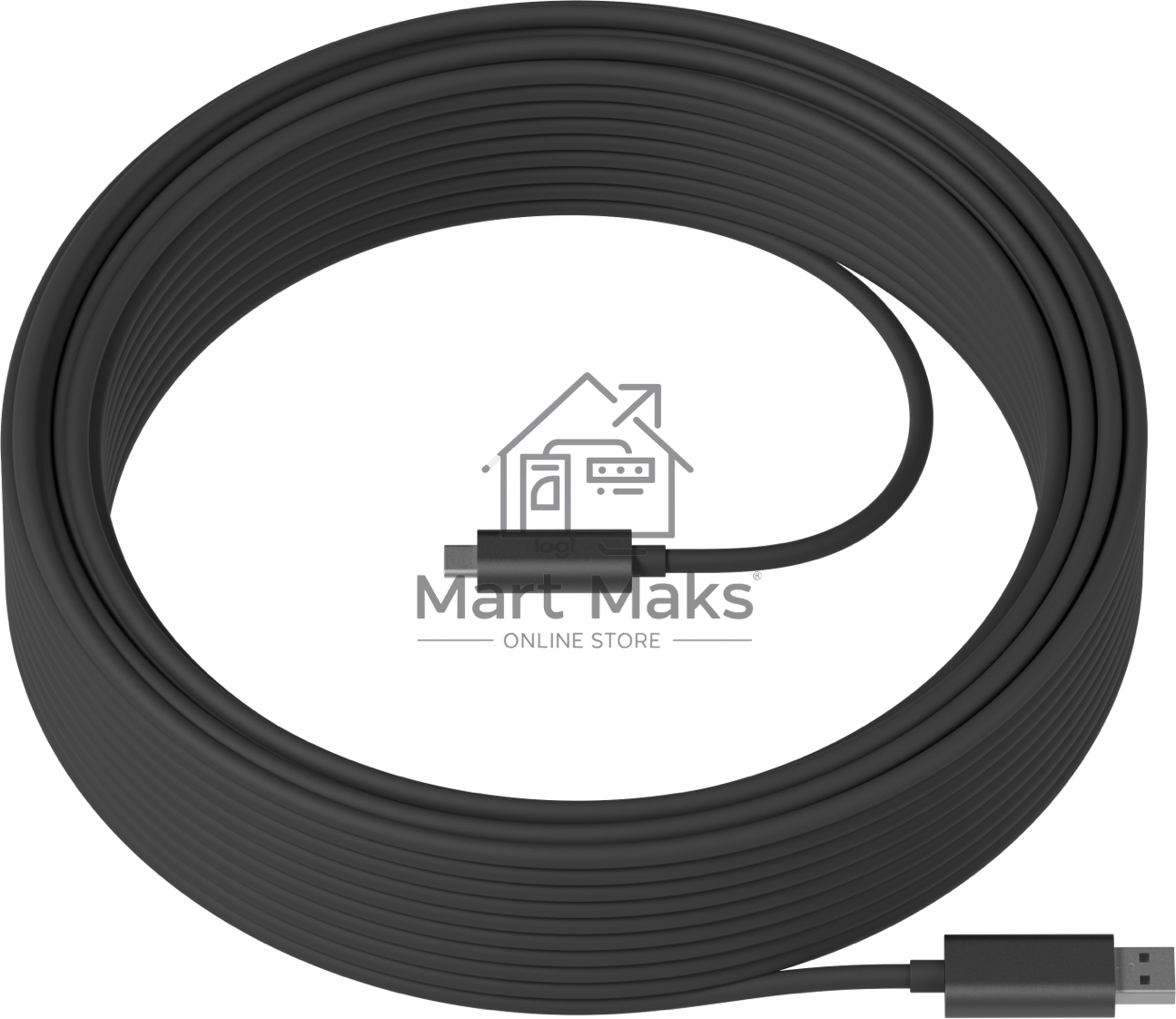 Кабель Accessory Logitech STRONG USB 3.1 CABLE 10 M,GRAPHITE