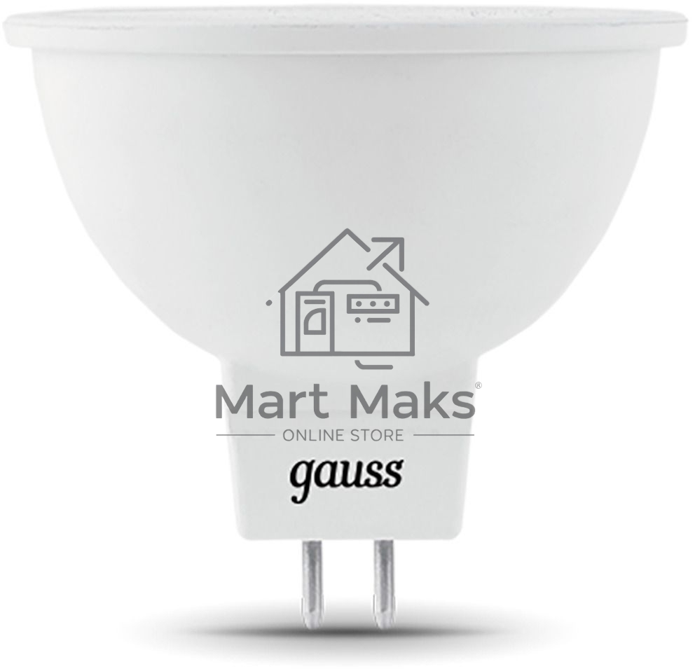 Лампа cветодиодная Gauss MR16 9W 830lm 3000K GU5.3 LED