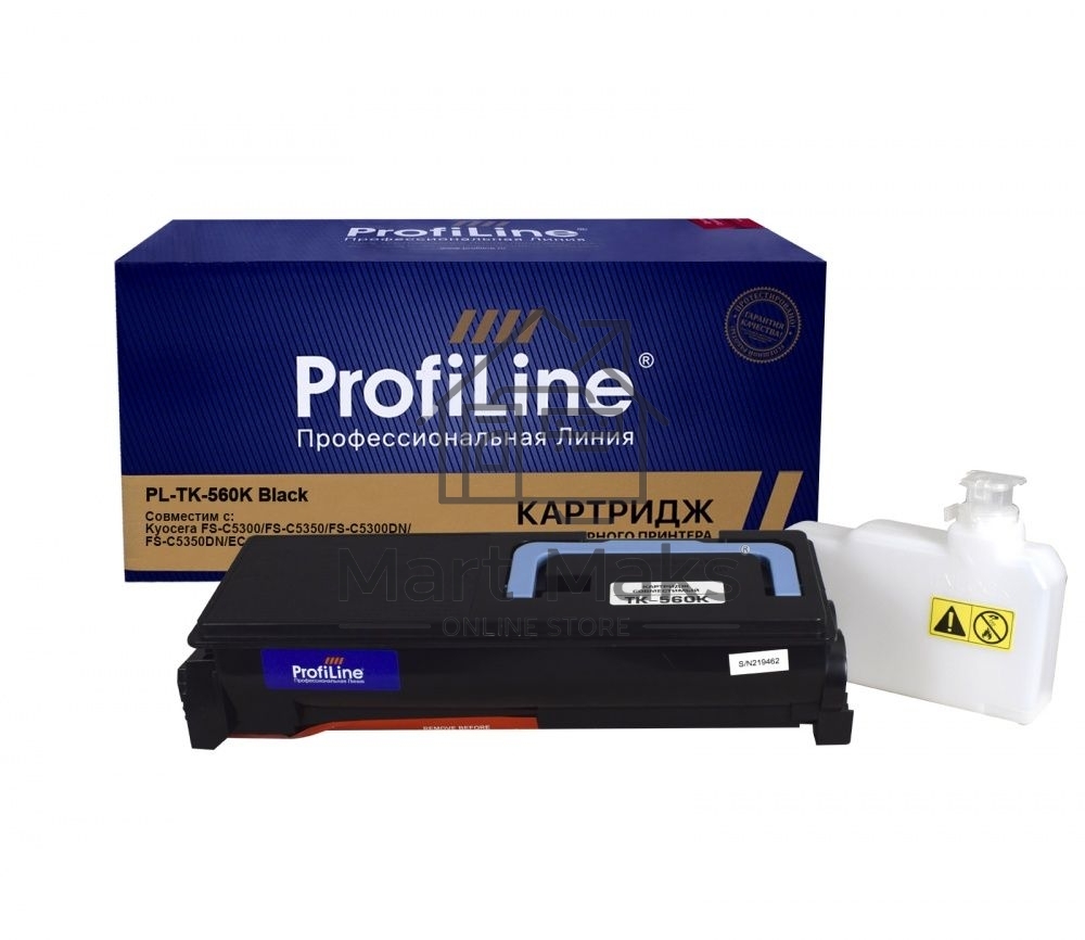 Картридж лазерный ProfiLine PL-TK-560K для принтера Kyocera FS-C 5300DN/5350DN/ECOSYS P6030cdn 12000 копий черныйProfiLine