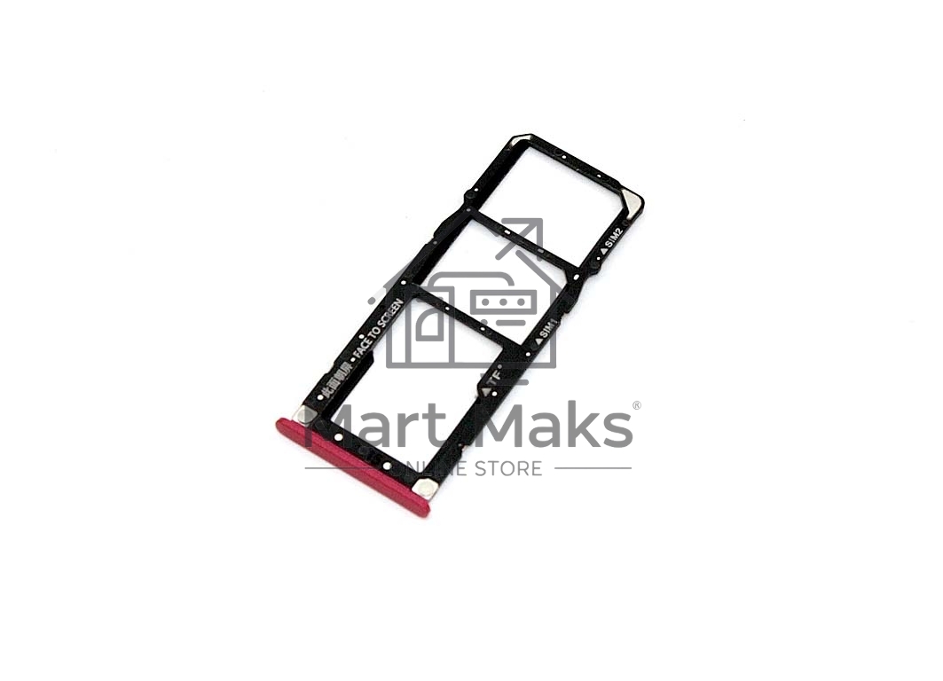 Лоток для SIM-карты Xiaomi Redmi 6 Pro красный