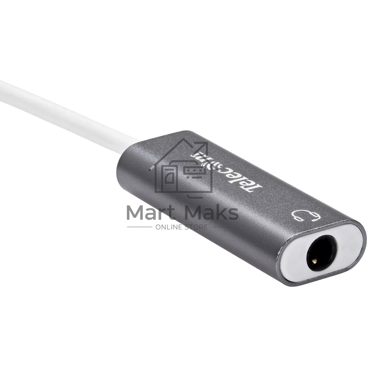 Переходник аудио USB2.0(M)-->3.5мм F (гнездо) Telecom 0.1м