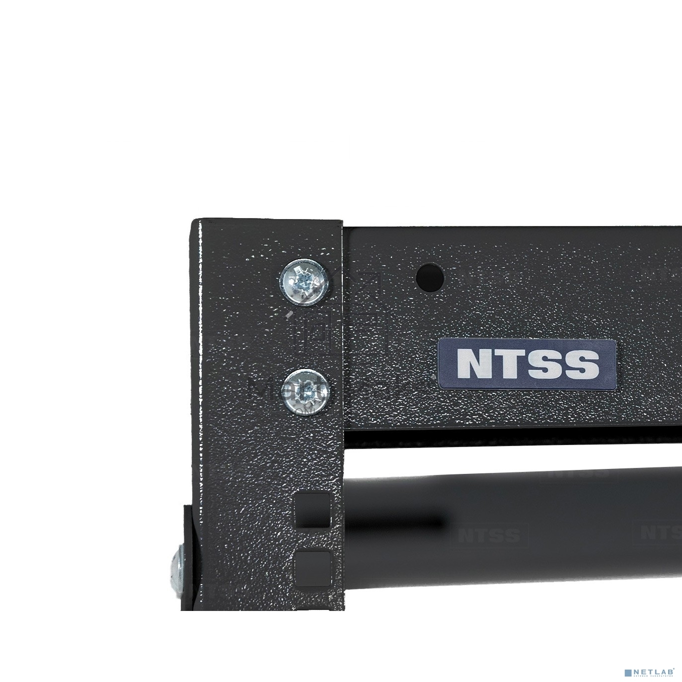 Стойка двухрамная NTSS NTSS-2POR24U/600-1000-BL 24U 550ммx1000мм 600кг черный
