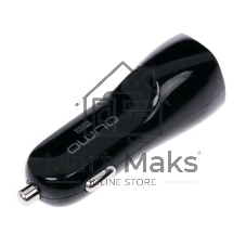 Автомобильное зарядное устройство QUMO 3A, 2 USB, 1A+2A черный