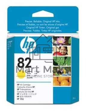 Картридж струйный HP №82 CH568A желтый для HP DJ 510 (28мл)