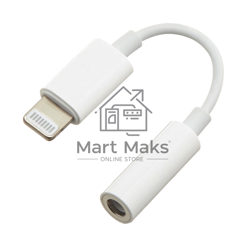 Переходник USB Cablexpert CCA-LM3.5F-01-W, Lightning/Jack3.5F, белый
