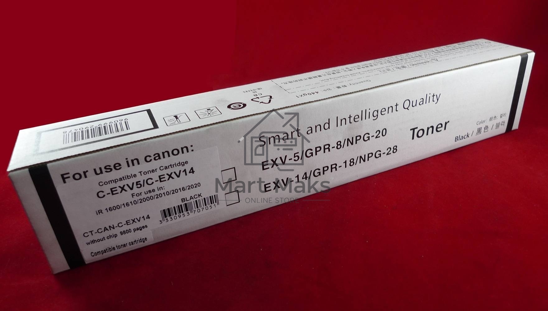 Картридж лазерный Canon iR 1600/1610/2000/2010/2016/2020 C-EXV5/C-EXV14/GPR-8 (туба 440г) JPN