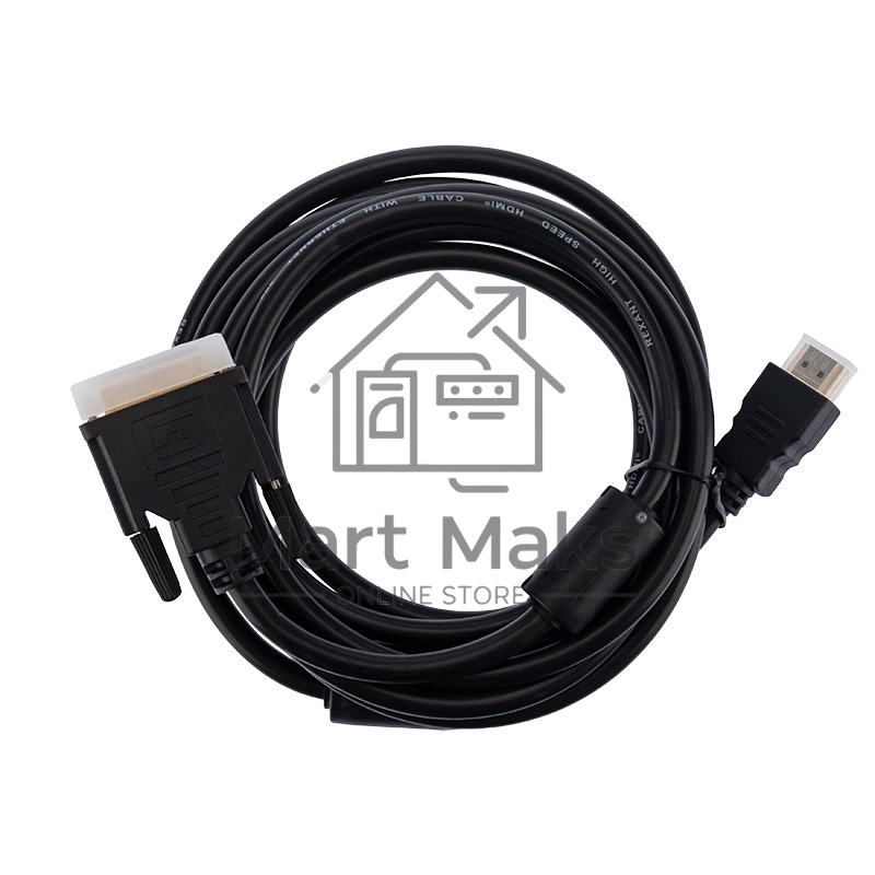 Кабель Rexant (17-6305) ШнурHDMI - DVI-Dgold3Мс фильтрами