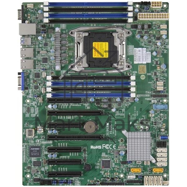 Материнская плата Supermicro MBD-X11SCL-F-B, LGA 1151, Intel C242, 4xDDR4, 6xSATA, 1xM.2, 1xPCI-E 3.0 x16, 1xPCI-E 3.0 x8, 2xPCI-E 3.0 x4, 1xVGA, 2x 1Gb LAN, 2xUSB 2.0, 5xUSB 3.1 Gen 1, 2xCOM, 1x TPM, Micro-ATX, OEM