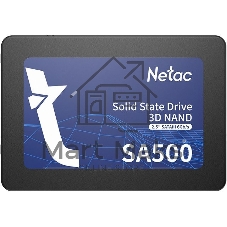 Накопитель SSD Netac SA500, 128Gb, SATA III, 2.5