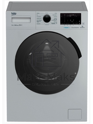 Стиральная машина Beko WSPE7H616S cеребристый, загрузка фронтальная 7,5 кг, 1200 об/мин., класс: А