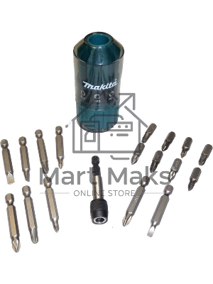 Набор бит Makita B-28896 (18пред.) для шуруповертов
