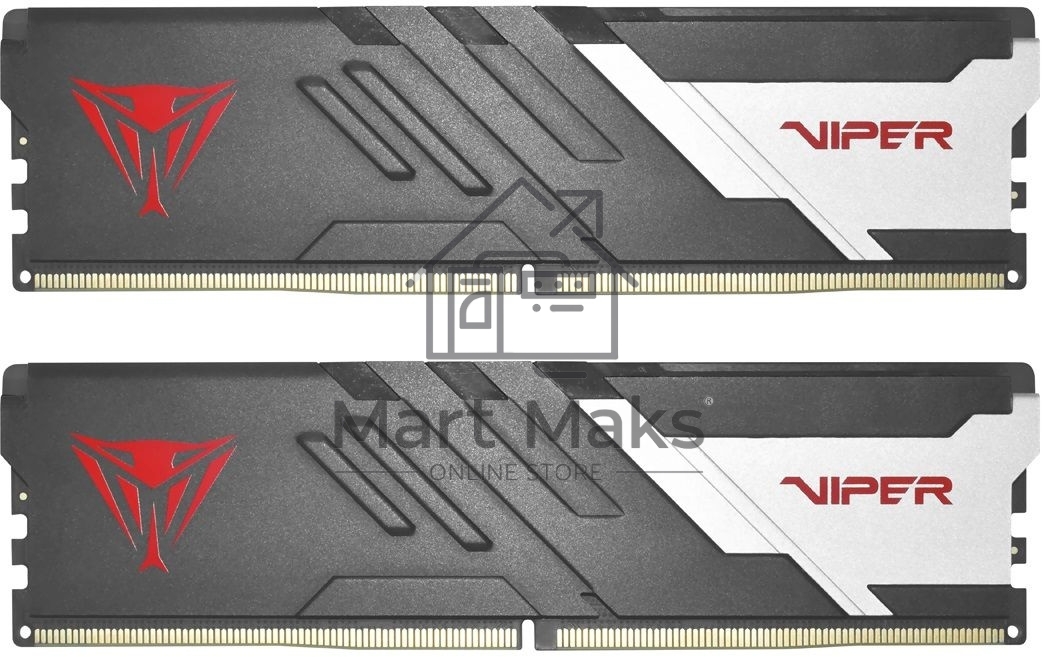 Оперативная память Patriot Viper Venom, DDR5, 32GB (2x16GB), 7200MHz, CL34, DIMM, с радиатором, черный