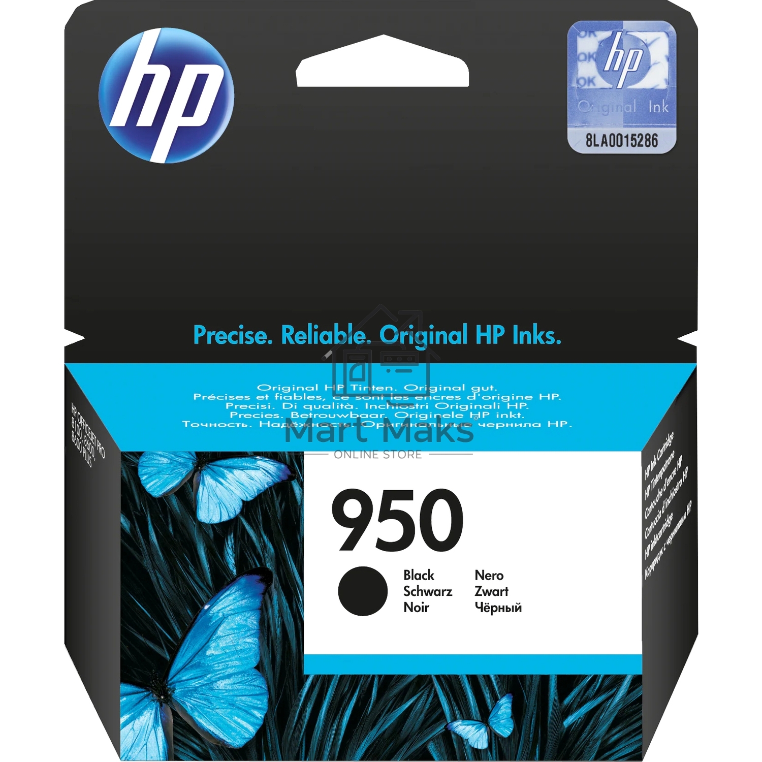 Картридж струйный HP 950 CN049AE черный для HP OJ Pro 8100/8600 (1000стр.)