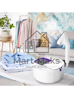 Отпариватель ручной Kitfort КТ-9110-1 2180Вт белый/фиолетовый