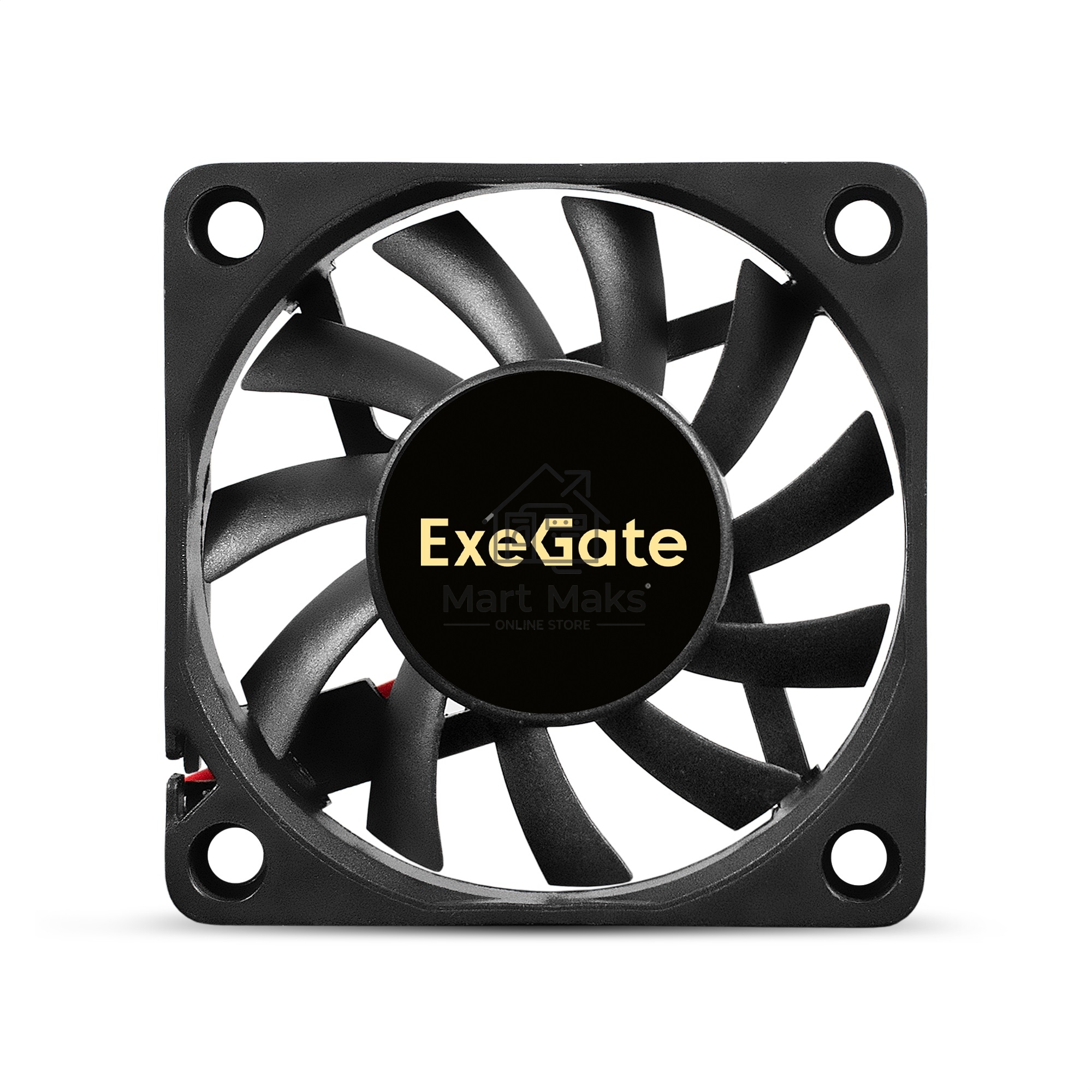 Вентилятор для корпуса ExeGate ExtraPower EP06010B2P черный, 60 мм, 3200 об/мин, 26 дБ, 2 pin