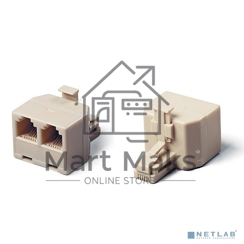 Разветвитель US-12 RJ45 8P8C (джек) -> 2x8P8C (розетки)