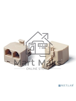 Разветвитель US-12 RJ45 8P8C (джек) -> 2x8P8C (розетки)