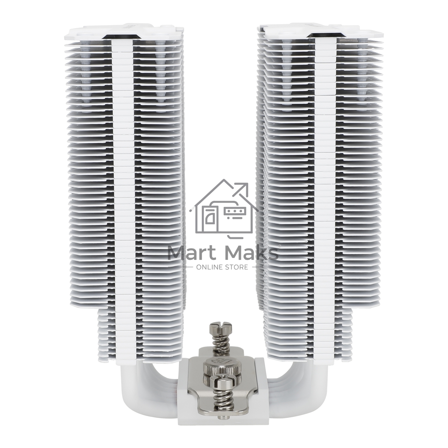 Кулер для процессора Thermalright Peerless Assassin 120 White (4-pin PWM, 157mm, Ni/CU, 6x6mm, 2x120mm, 66.17CFM, 25.6dBA, 1550RPM, S: 1700, 1200, 20XX, 115X, AM5, AM4)