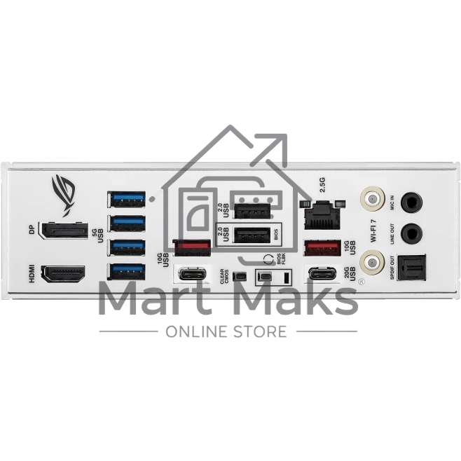 Материнская плата ASUS ROG STRIX B850-A GAMING WIFI, AM5, AMD B850, 4xDDR5, 2xSATA, 4xM.2, 1xPCIe 5.0 x16, 1xPCIe 4.0 x16, 1xPCIe x4, 1xDP, 1xHDMI, 1x2.5Gb LAN, 1xUSB-C 20Gbps, 1xUSB-C 10Gbps, 2xUSB-A 10Gbps, 4xUSB 5Gbps, 2xUSB-A 2.0, 3x3.5 мм, 7.1, ATX