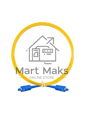 Патч-корд волоконно-оптический ExeGate FC-S-9-SC-SC-1M-LSZH (Шнур ВО SM 9/125 (OS2/G.652.D), SC/UPC-SC/UPC, Simplex, LSZH, 1 м)