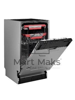 Встраиваемая посудомоечная машина Kuppersberg GLM 4581, черный, 44.8 см, 10 компл., 49 дБ, класс A+++