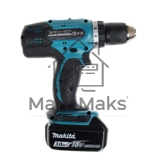 Дрель-шуруповерт Makita DDF453RFE, 18 В, 3 Ач, 42 Нм, щеточный