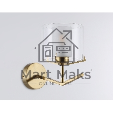 Настенный светильник Ambrella light LH57010 BS/FR латунь/белый матовый E14 max 40W 280*150*220