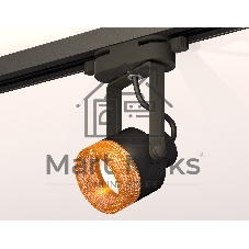 Светильник Ambrella light XT6602064 PBK/CF черный полированный/кофе MR16 GU10 (C6602, N6154)