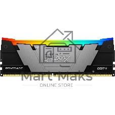 Оперативная память Kingston Fury Renegade, DDR4, 8GB (1x8GB), 3600MHz, CL16, DIMM, с радиатором, RGB, серебристый/черный